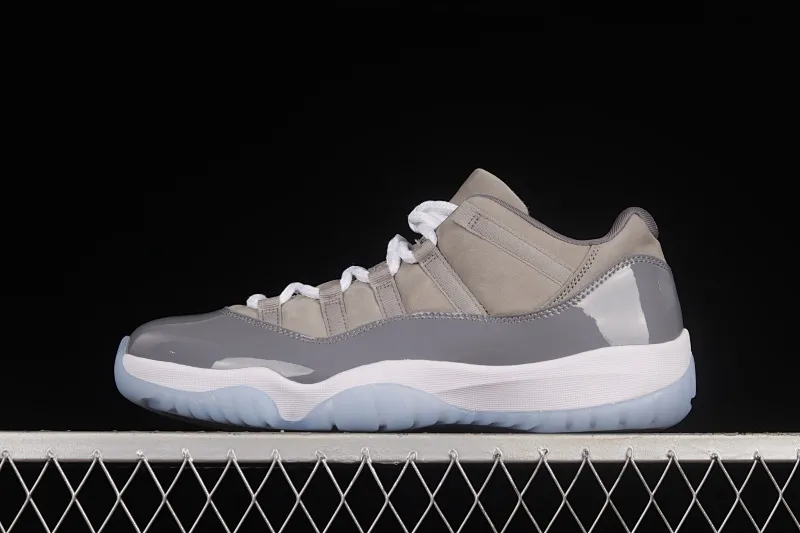 All categories Air Jordan Jordan series basketball shoes Air Jordan 11 F version Air Jordan 11 Low "Cool Grey" AJ11 Joe 11 cool gray genuine standard genuine carbon 528895-003